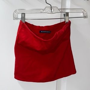 Brandy Melville red tube top